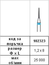 Диамантен пилител 1,2 х 8