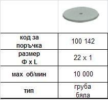Silicon polishers for ceramic white 22x1