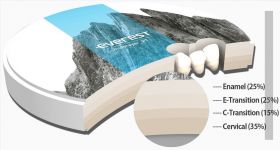 Циркониев диск EVEREST ML PT 98 x 16 mm C1