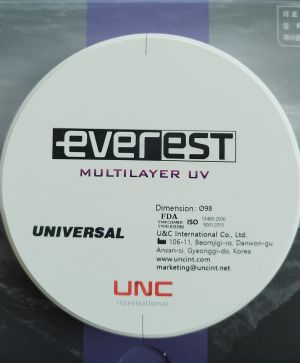 Циркониев диск EVEREST ML  UVS  98 x 14 mm A2