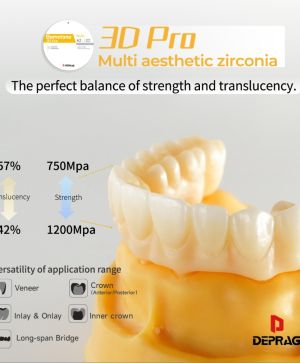 Циркониев диск GEMSTONE 3D PRO 98 x 14 mm  BLEACH 3